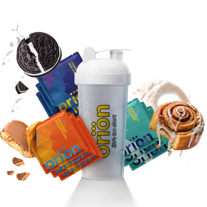 9 Loaded Protein Samples + Shaker Bottle