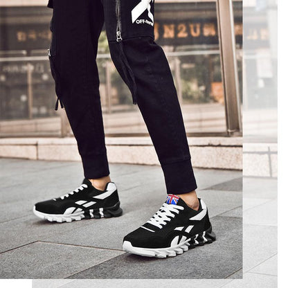 Men Running Spring Black Sneakers High Quality Outdoor Light Breathable Sport Athletic Men Sneakers Tennis Modern Shoes For Workout Walking Outdoor Sport